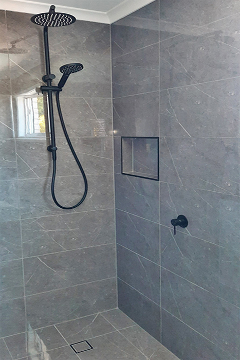 Shower renovation by Star Bathrooms and Renovations based in Keperra, Brisbane Northside.